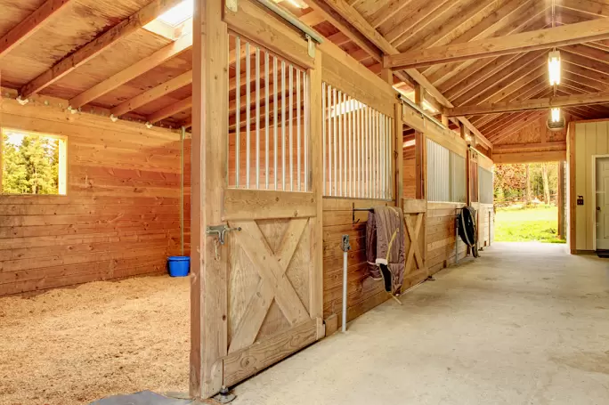 Walling and Doors for Horse Stall