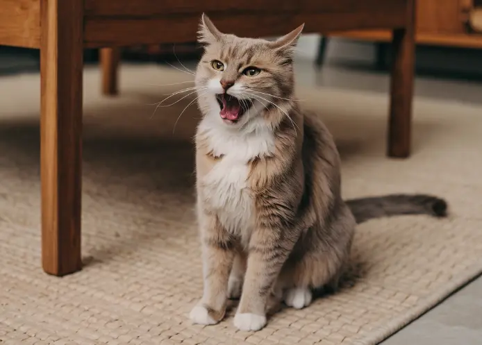 Cat's Mealtime Meows